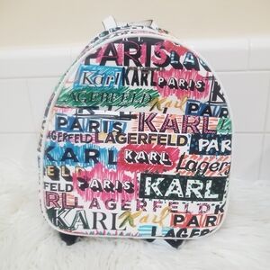 Karl Lagerfeld Multicolor Logo Backpack
